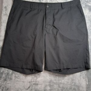Nike Dri-fit Golf Mens Shorts Black Size 42 Performance Sport Chino